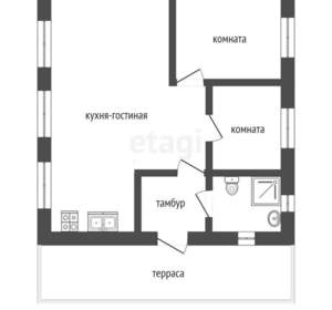 Дом 86м², 1-этажный, участок 10 сот.  