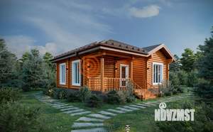 Дом 64м&sup2;, 1-этажный, участок 1 сот.  