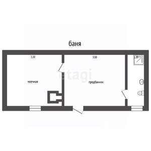 Дача 16м², 1-этажный, участок 11 сот.  