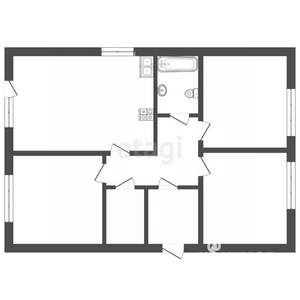 Дом 84м², 1-этажный, участок 8 сот.  