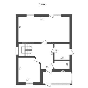 Коттедж 133м², 2-этажный, участок 4 сот.  