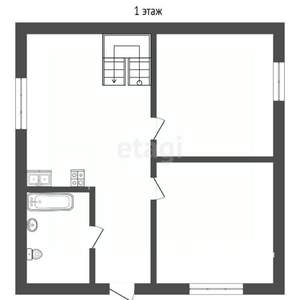 Дом 55м², 2-этажный, участок 4 сот.  