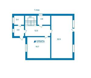 Дом 166м&sup2;, 2-этажный, участок 0 сот.  