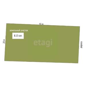 Дом 60м&sup2;, 1-этажный, участок 8 сот.  