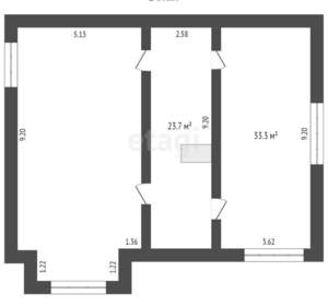 Дом 215м², 3-этажный, участок 7 сот.  