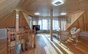 Дом 100м&sup2;, 2-этажный, участок 6 сот.  