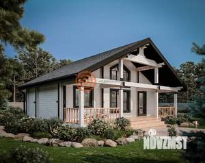 Дом 83м&sup2;, 2-этажный, участок 1 сот.  