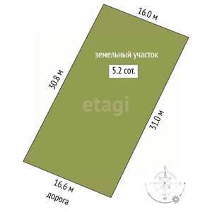 Дача 40м², 1-этажный, участок 5 сот.  