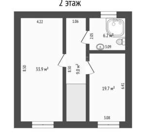 Дача 160м², 2-этажный, участок 6 сот.  