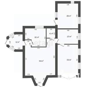 Дом 210м&sup2;, 2-этажный, участок 7 сот.  