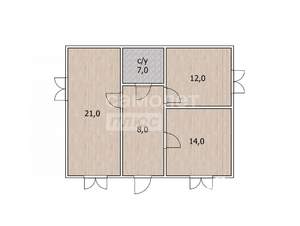 Дом 98м&sup2;, 2-этажный, участок 5 сот.  