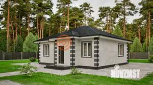 Дом 75м&sup2;, 1-этажный, участок 1 сот.  