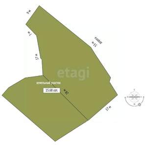 Дом 87м², 1-этажный, участок 16 сот.  