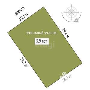 Дача 50м², 2-этажный, участок 6 сот.  