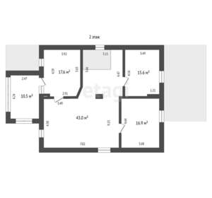 Дом 232м&sup2;, 2-этажный, участок 5 сот.  