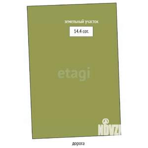 Дом 63м², 1-этажный, участок 14 сот.  