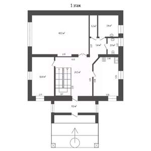 Дом 291м&sup2;, 3-этажный, участок 13 сот.  
