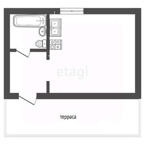 Дом 63м&sup2;, 1-этажный, участок 5 сот.  