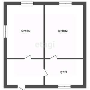Дом 55м², 1-этажный, участок 11 сот.  