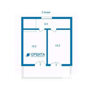 Дом 75м&sup2;, 2-этажный, участок 6 сот.  