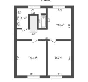 Дом 270м², 3-этажный, участок 6 сот.  