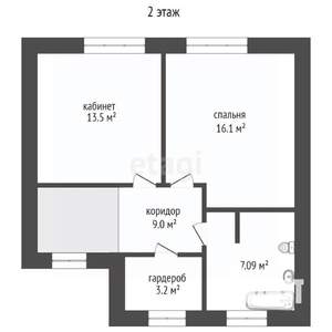 Таунхаус 100м², 2-этажный, участок 2 сот.  