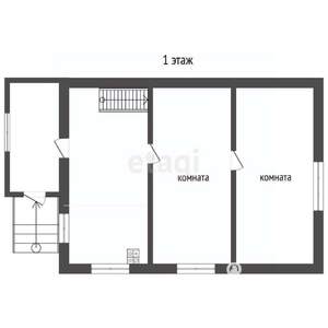 Дом 80м&sup2;, 2-этажный, участок 12 сот.  