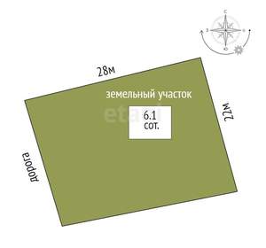 Дача 45м², 2-этажный, участок 6 сот.  