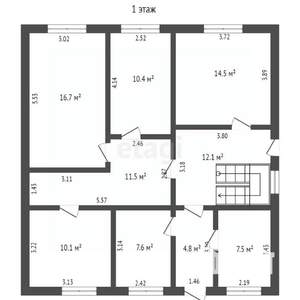 Дом 177м&sup2;, 2-этажный, участок 5 сот.  
