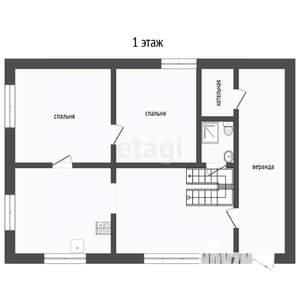 Дом 61м&sup2;, 2-этажный, участок 5 сот.  