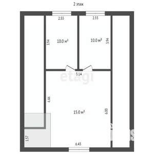 Дом 135м², 2-этажный, участок 5 сот.  