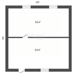 Дом 20м&sup2;, 1-этажный, участок 10 сот.  