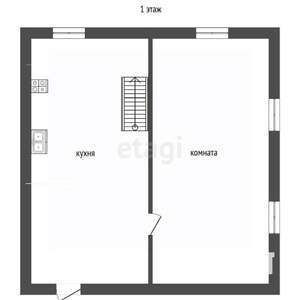 Дом 50м&sup2;, 1-этажный, участок 11 сот.  