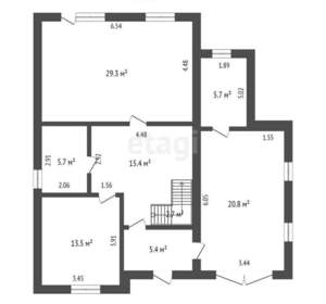 Дом 192м², 2-этажный, участок 7 сот.  