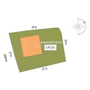 Дом 201м&sup2;, 2-этажный, участок 6 сот.  