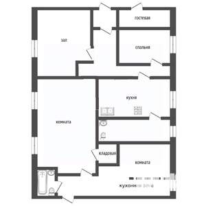 Коттедж 90м², 1-этажный, участок 7 сот.  