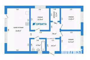 Дача 90м², 2-этажный, участок 5 сот.  