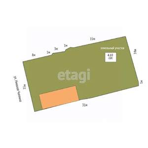 Дом 96м&sup2;, 2-этажный, участок 5 сот.  