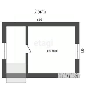 Дом 50м², 2-этажный, участок 5 сот.  