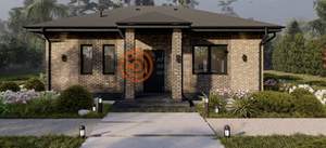 Дом 73м&sup2;, 1-этажный, участок 1 сот.  