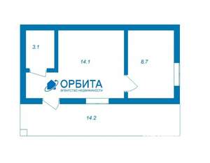 Дом 42м², 2-этажный, участок 5 сот.  