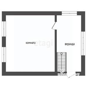 Дом 76м&sup2;, 1-этажный, участок 4 сот.  