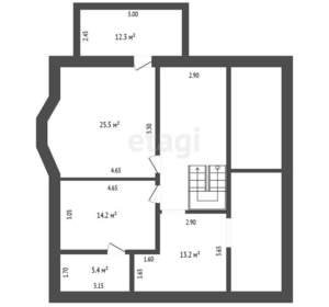 Дом 200м², 4-этажный, участок 10 сот.  