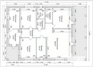 Дом 160м², 1-этажный, участок 7 сот.  