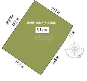 Дача 20м², 2-этажный, участок 5 сот.  