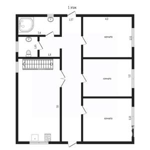 Коттедж 150м², 2-этажный, участок 6 сот.  