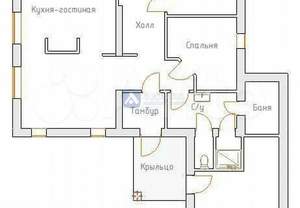 Дом 161м², 1-этажный, участок 7 сот.  
