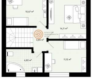 Дом 95м&sup2;, 3-этажный, участок 1 сот.  