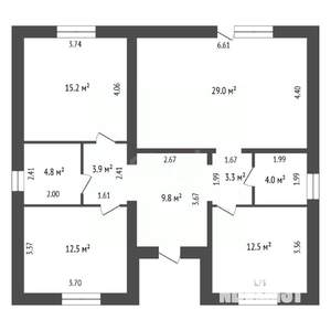 Дом 100м², 1-этажный, участок 5 сот.  