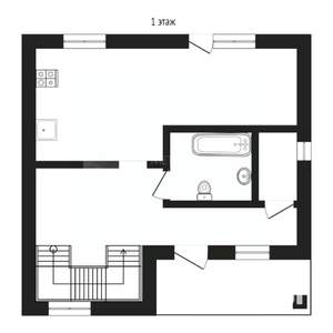 Коттедж 100м², 2-этажный, участок 4 сот.  